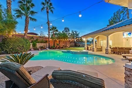 Lux 5Br Vegas Home W Pool, Spa, Games, Near Strip Las Vegas Exterior photo