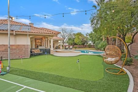 Lux 5Br Vegas Home W Pool, Spa, Games, Near Strip Las Vegas Exterior photo