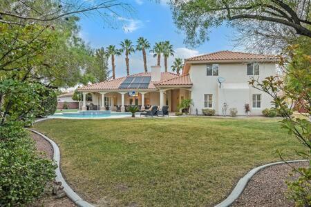 Lux 5Br Vegas Home W Pool, Spa, Games, Near Strip Las Vegas Exterior photo